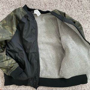 Boys reversible bomber jacket